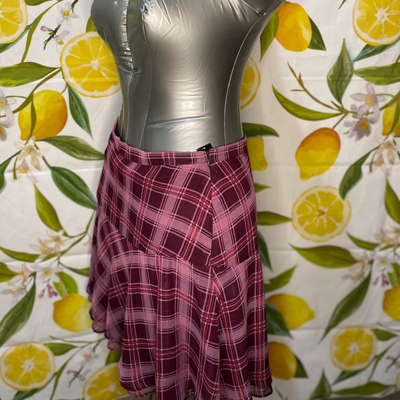 Metaphor Purple Mini Pleated Skirt Women Summer - Picture 3 of 3